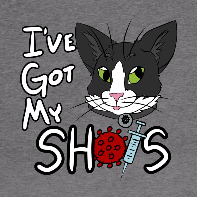 I've Got My Shots (Tuxedo Cat, COVID) by malafight